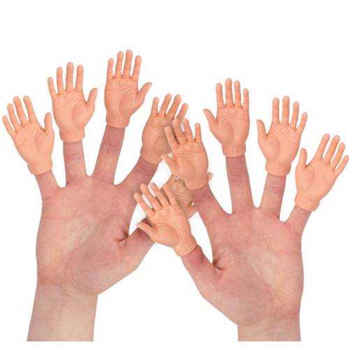 SET OF 10 FINGER HANDS