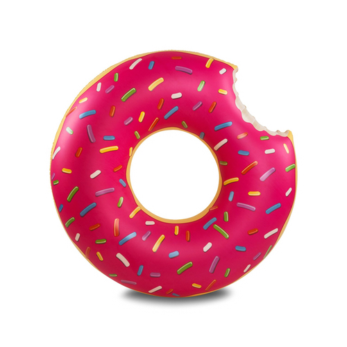 BigMouth Inc Gigantic Donut Pool Float (Strawberry Frosted with Sprinkles)