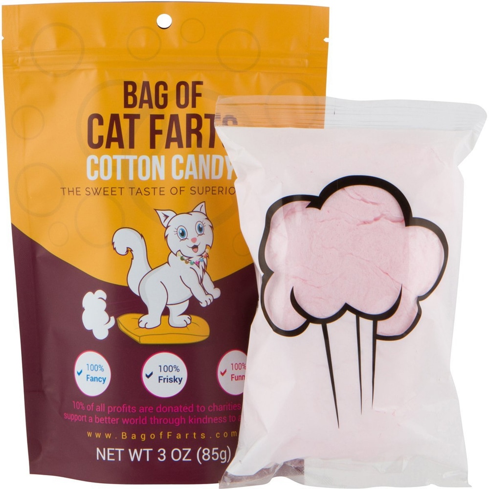 Bag of Cat Farts Cotton Candy