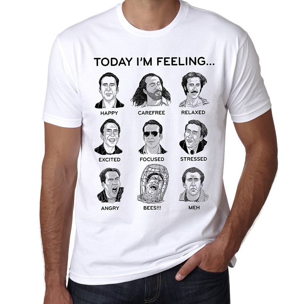 Nicolas Cage Emotions T-Shirt