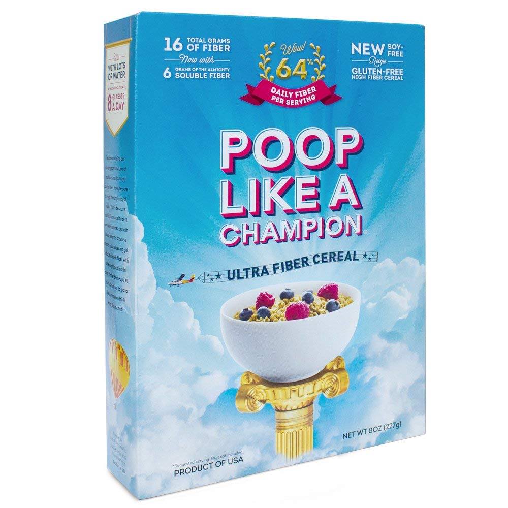 Poop Like A Champion Cereal