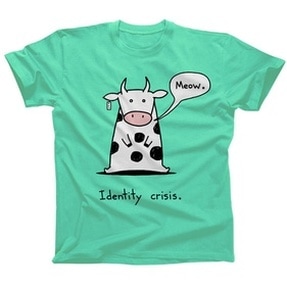 Identity Crisis Cat Cow Tshirt