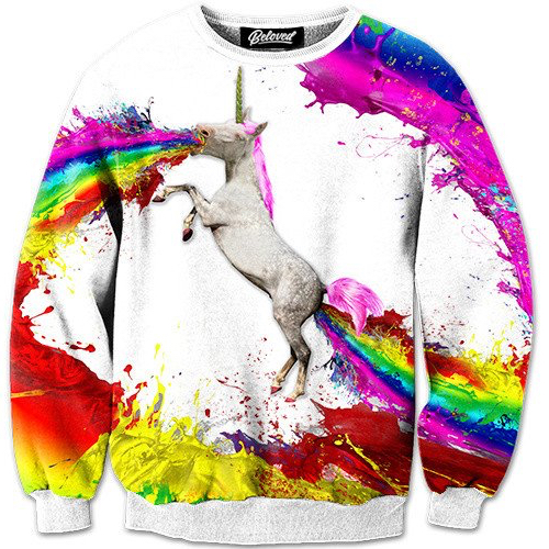 Unicorn Spew Sweatshirt