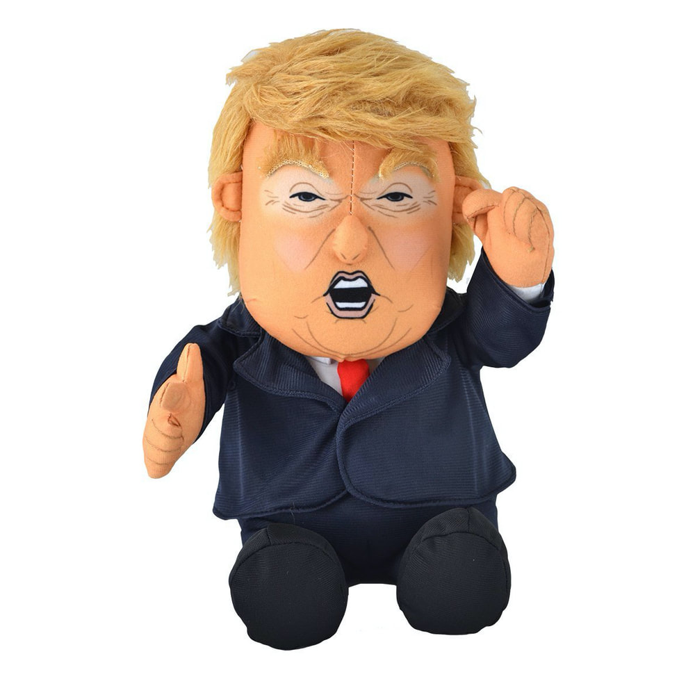 Pull My Finger Farting Donald Trump Plush Figure Doll